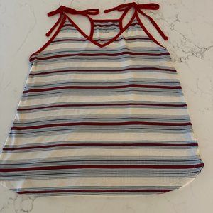 Universal Threads Striped V-Neck Tank Top